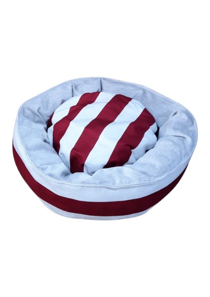 Peluş Simit Kedi & Küçük Irk Köpek Yatağı
