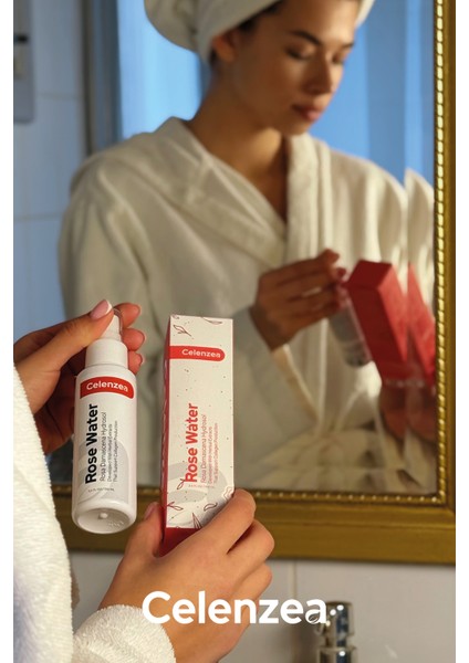 Gül Mayası Aydınlatıcı & Gözenek Sıkılaştırıcı Gül Suyu Cilt Yenileyici Gül Hidrosolü 100ML