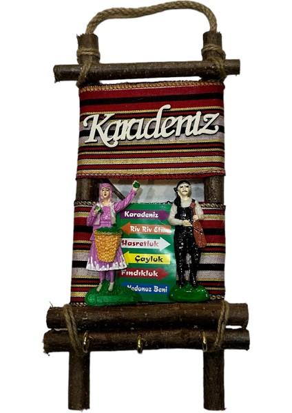 Karadeniz Yöresine Ait Şive Yazılı Anahtarlık