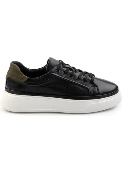 Siyah Leather Erkek Sneaker E01728033703