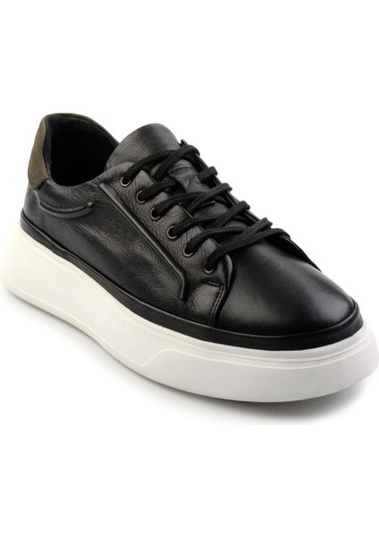 Siyah Leather Erkek Sneaker E01728033703