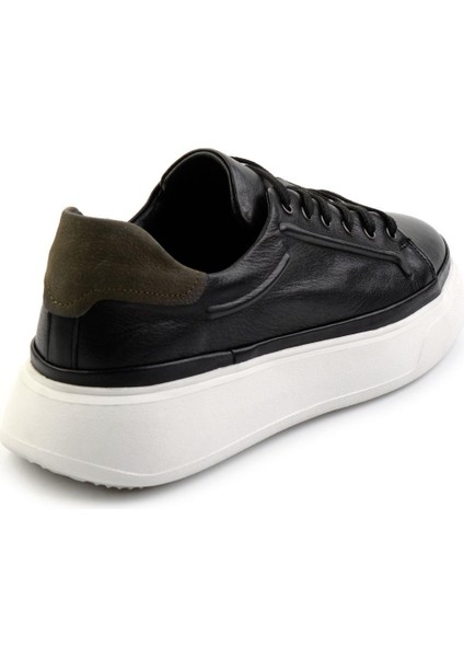 Siyah Leather Erkek Sneaker E01728033703