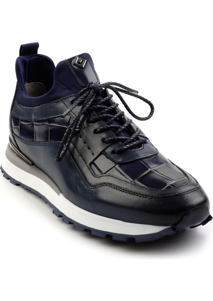 Lacivert Leather Erkek Sneaker E01075610603 fiyatları