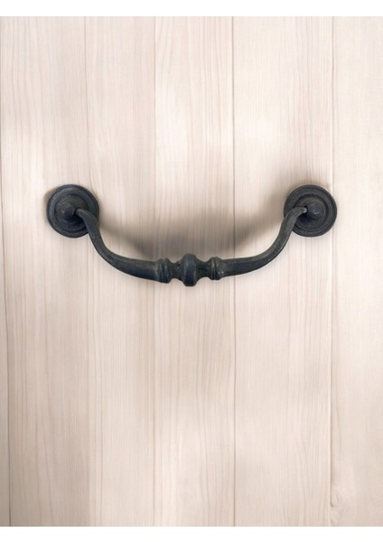 Pirinç Döküm Oksit Siyah Rengi 16.5 cm Kulp