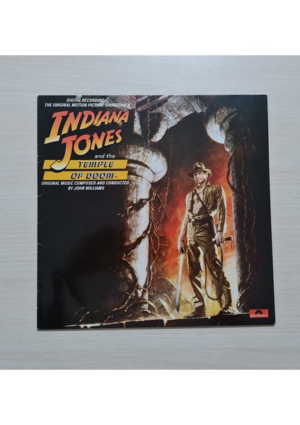 John Williams - Indiana Jones And The Temple Of Doom - Soundtrack - 1984 - Dönem Baskı Plak - Lp