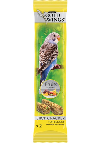 Muhabbet Kuşu Krakeri 2'li Kuş Krakeri kaliteli ürün ( 1 paket )