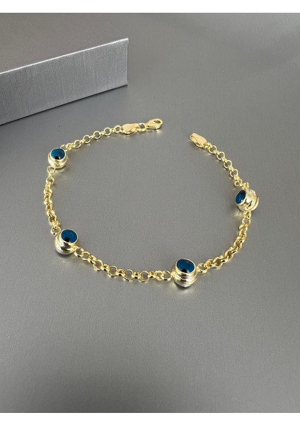 Zeta Jewel Camgöz Gümüş Bileklik modelleri