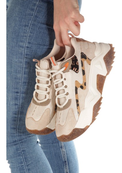 Leo Ten Leopar Sneaker Günlük Kadın Spor Ayakkabı indirimleri