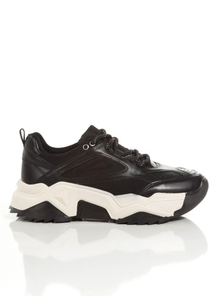 Alba Siyah Sneaker Günlük Kadın Spor Ayakkabı indirimleri