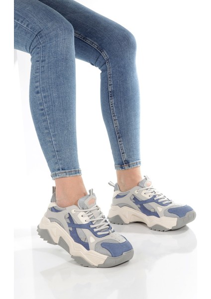 Muca Bebe Mavi Gri Sneaker Günlük Spor Ayakkabı fırsatları