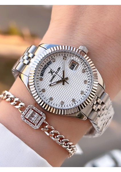 Rlx Kasa Takvimli Kadran Çelik Kordon 2 Yıl Garantili Kadın Kol Saati BDK.1.13926.1