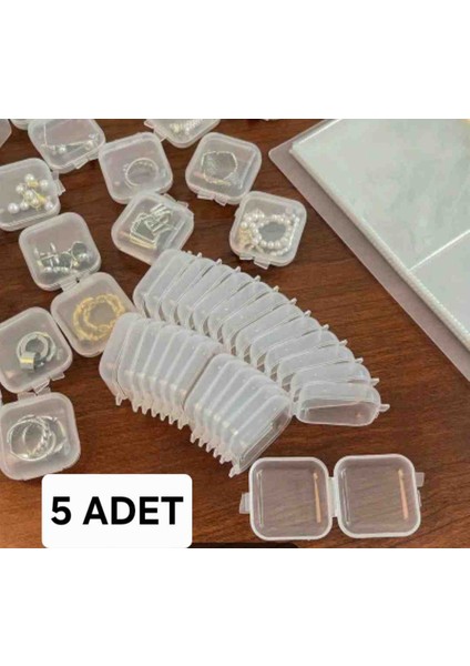Plastik Takı Yüzük Kolye Mücevher Saklama Kabı