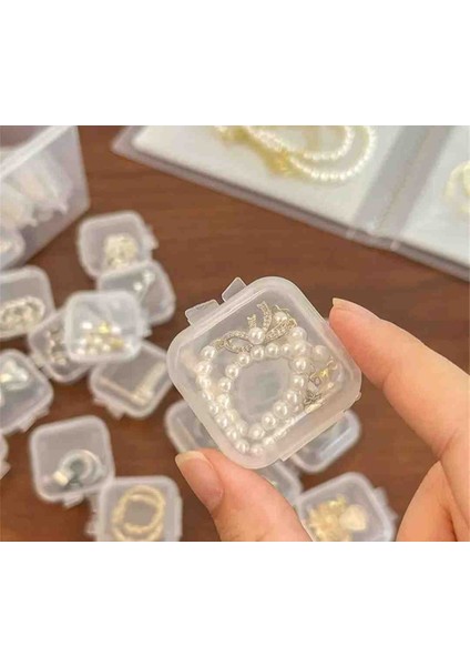 Plastik Takı Yüzük Kolye Mücevher Saklama Kabı