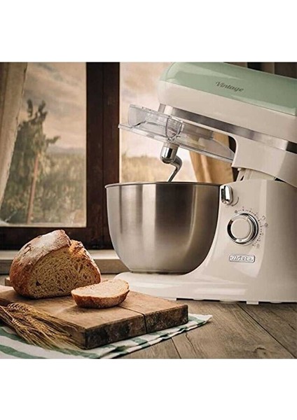 Vintage 1200 W Yeşil Mutfak Şefi 5.5 Lt fırsatları