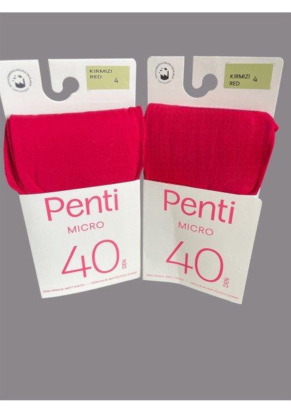 2 Li Penti Mikro 40 Denkülotlu Çorap