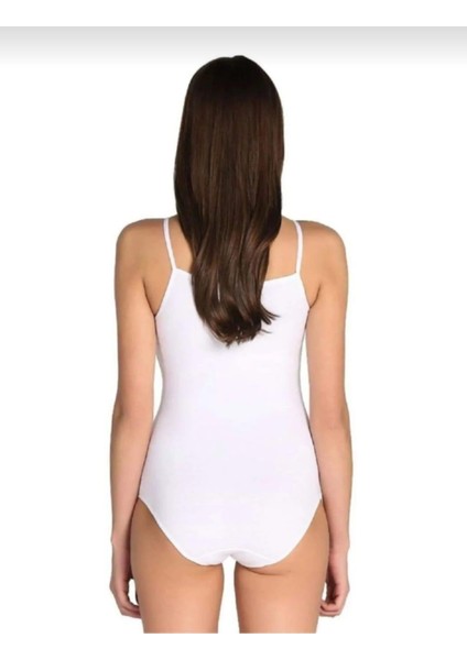 2004 Kadın Modal İp Askılı Çıtçıtlı Body 6 Adet