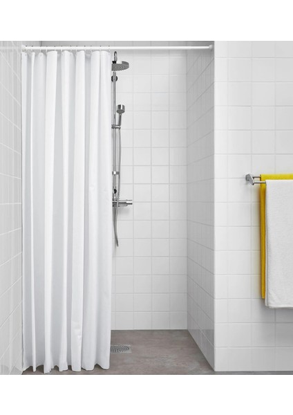 Duş Perdesi 180X200 cm Ikea Su Geçirmez Banyo Perdesi Beyaz Perde modelleri