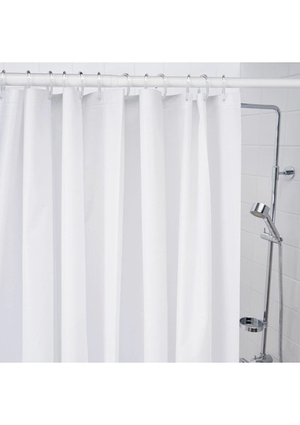 Duş Perdesi 180X200 cm Ikea Su Geçirmez Banyo Perdesi Beyaz Perde indirimleri