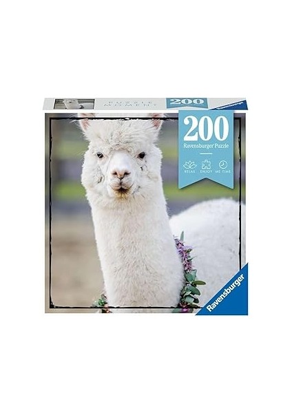 Ravensburger 132706 200 Parçalı Puzzle Alpaka Lama