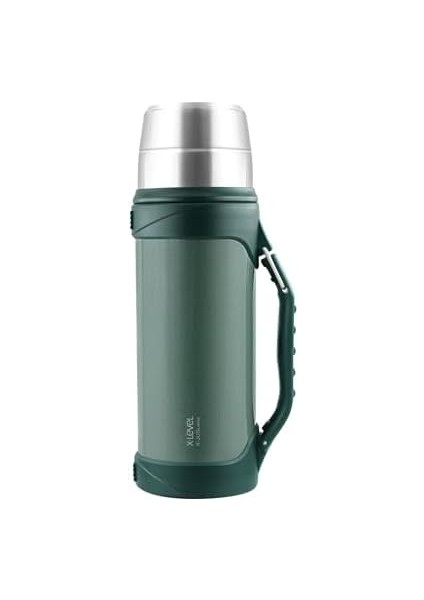 X-Juglarge Paslanmaz Çelik Termos 1200ML Seyahat Termosu 1.2l (Yeşil)