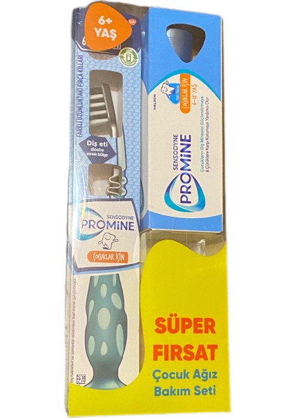 Promine 6-12 Yaş 50 ml - Yumuşak Diş Fırçası