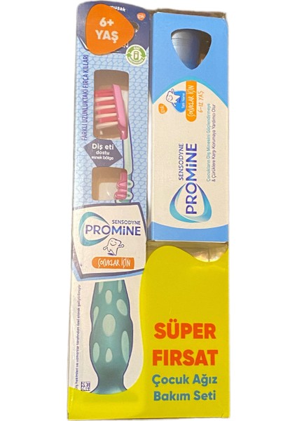 Promine 6-12 Yaş 50 ml - Yumuşak Diş Fırçası