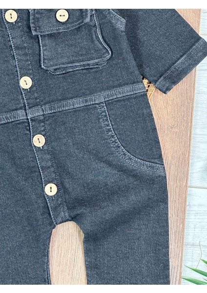 Yumuşak Ultra Esnek Kot Geniş Kalıp Bebek Tulum modelleri