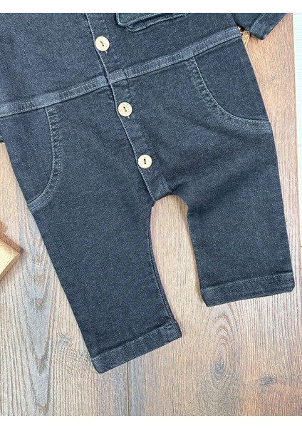 Yumuşak Ultra Esnek Kot Geniş Kalıp Bebek Tulum indirimleri