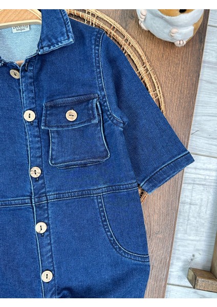 Yumuşak Ultra Esnek Kot Geniş Kalıp Bebek Tulum fiyatları