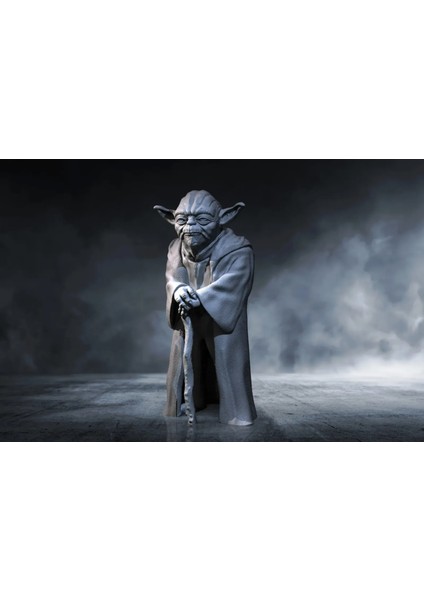 3D Baskı Yoda Figürü - Star Wars Koleksiyon Parçası (19 cm )
