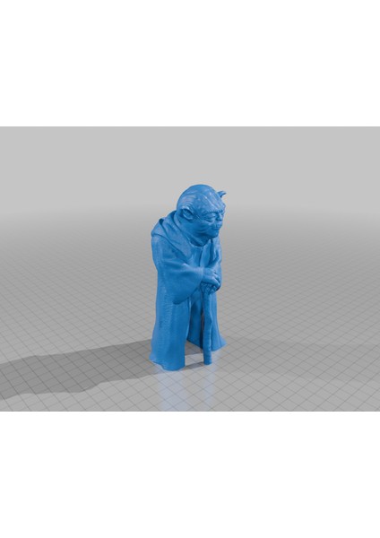 3D Baskı Yoda Figürü - Star Wars Koleksiyon Parçası (19 cm )