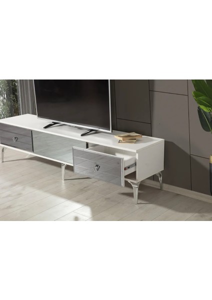 Diva Bluetooth'lu Şömineli Tv Ünitesi modelleri