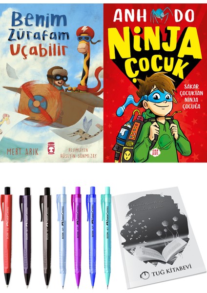 Benim Zürafam Uçabilir ve Ninja Çocuk 1 Sakar Çocuktan Ninja Çocuğa + Hediyeli