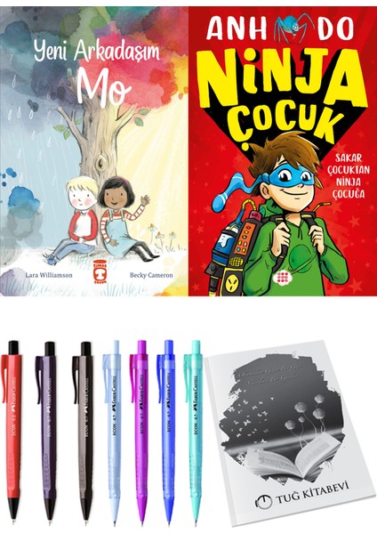 Yeni Arkadaşım Mo ve Ninja Çocuk 1 Sakar Çocuktan Ninja Çocuğa + Hediyeli