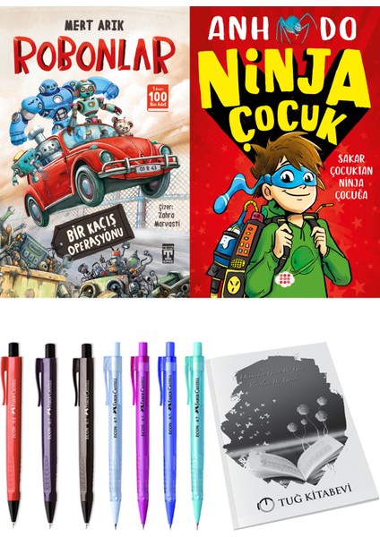 Robonlar Bir Kaçış Operasyonu ve Ninja Çocuk 1 Sakar Çocuktan Ninja Çocuğa + Hediyeli