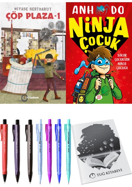 Çöp Plaza 1 ve Ninja Çocuk 1 Sakar Çocuktan Ninja Çocuğa + Hediyeli