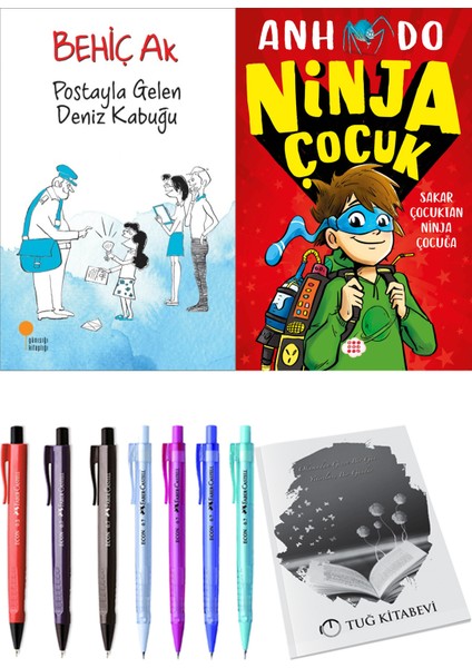 Postayla Gelen Deniz Kabuğu ve Ninja Çocuk 1 Sakar Çocuktan Ninja Çocuğa + Hediyeli