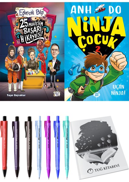 25 Muhteşem Başarı Hikayesi ve Ninja Çocuk 2 Uçan Ninja! + Hediyeli