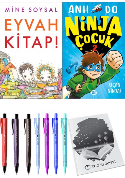 Eyvah Kitap! ve Ninja Çocuk 2 Uçan Ninja! + Hediyeli