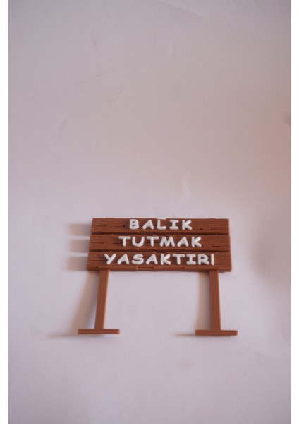 Balık Tutmak Yasaktır Akvaryum Dekoru fiyatları