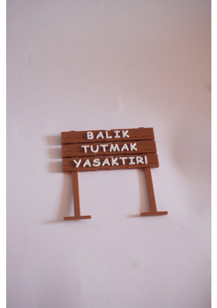 Balık Tutmak Yasaktır Akvaryum Dekoru modelleri
