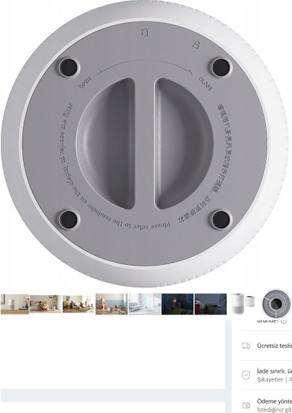 Xiaomi Smart Air Purifier 4 Compact Uyumlu Hepa Filtre