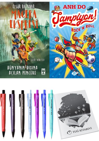 Macera Ekspresi Dünyanın Dışına Açılan Pencere ve Şampiyon 2 Rock’n Roll + Hediyeli
