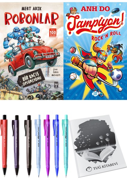 Robonlar Bir Kaçış Operasyonu ve Şampiyon 2 Rock’n Roll + Hediyeli