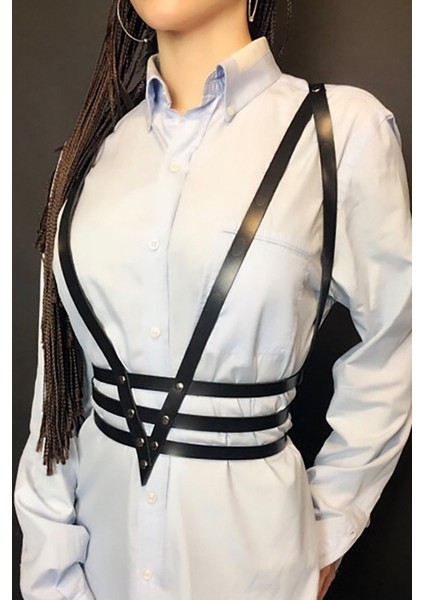 BRF02 Günlük Göğüs Deri Harness 1058 (Mulvix)