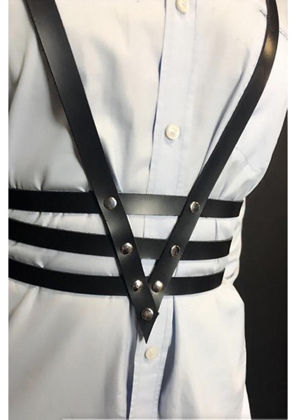 BRF02 Günlük Göğüs Deri Harness 1058 (Mulvix)