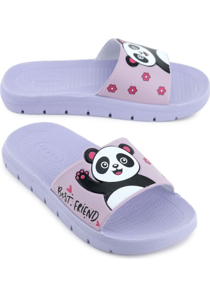 Kız Çocuk Yazlık Pu Islak Zemine Uygun Ev Banyo Bahçe Havuz Terlik