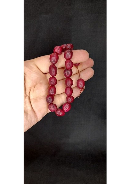 Andız Ağacı Tesbih Bilek - Maskot Boy Bordo Renk T-431 fiyatları