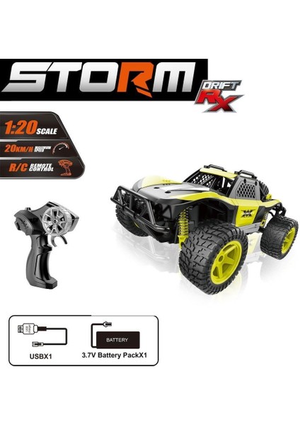 SYR-66764MA Kumandalı 2.4ghz Şarjlı 1:20 Storm Drift Araba
