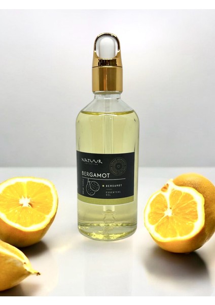 Bergamot Esans Buhurdanlık Difüzör Parfüm Esansı Doğal Uçucu Yağ 100 ml